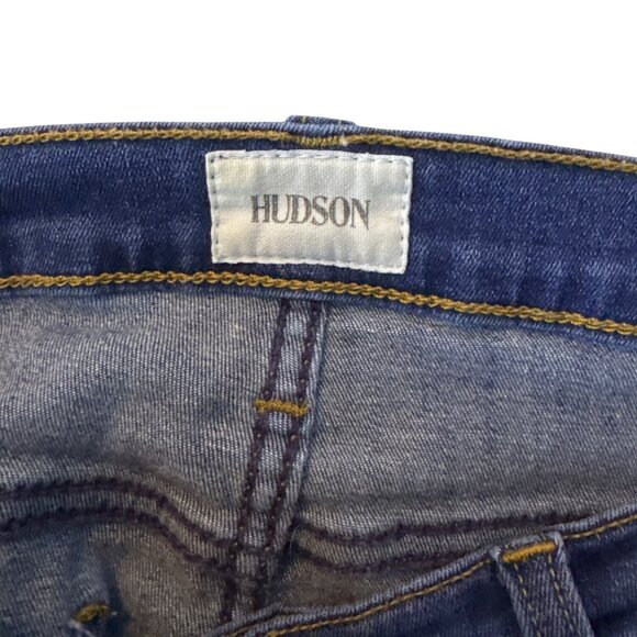 Hudson Blair Super Skinny Jeans Womens Size 29 Dark Wash Stretch Denim Made In M - Picture 5 of 6